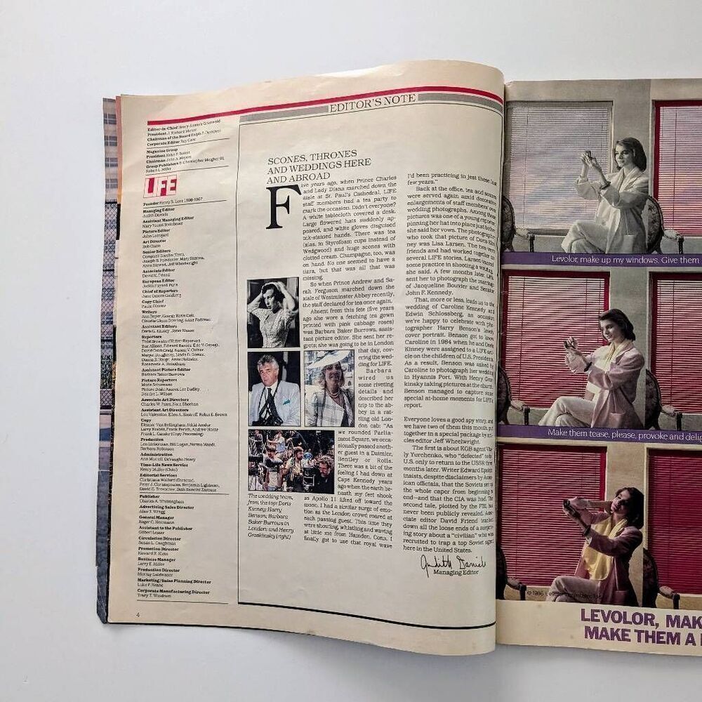 Life Magazine September 1986 - Caroline Kennedy Sarah Ferguson Weddings Vintage - Picture 6 of 15